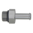 DeatschWerks 6AN ORB Male to 5/16 Inch Barb Fitting with O-Ring - Titanium