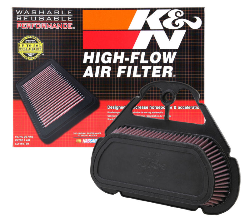 K&N Engineering YA-6001 High-Flow Replacement Air Filter for Yamaha YZF-R6 (1999-2008)