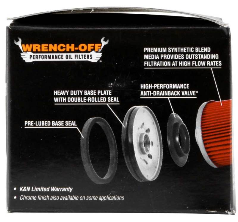 K&N Engineering Part KN-147 Premium Oil Filter for Powersports Vehicles