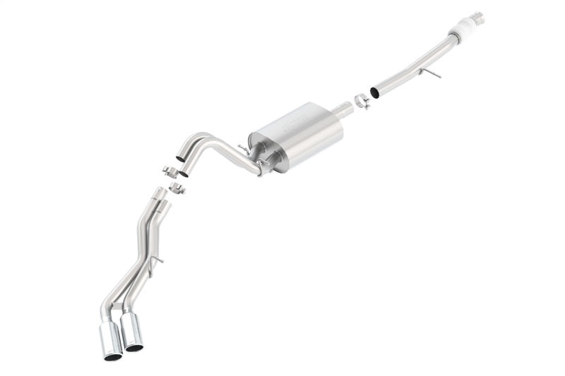 Borla Touring Cat-Back Exhaust System for 2015-2020 Chevrolet Suburban 5.3L V8 - Dual 2.25 Inch Tips