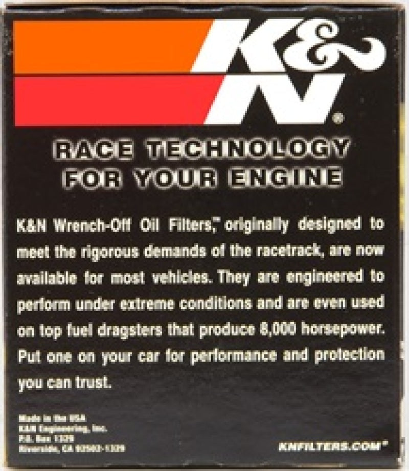 K&N Engineering HP-2010 Premium Oil Filter for Automotive Engines