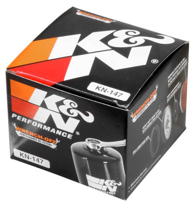 K&N Engineering Part KN-147 Premium Oil Filter for Powersports Vehicles