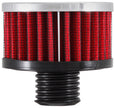 K&N Engineering 62-1495 Chrome Top Rubber Base Crankcase Vent Filter for Ford Valve Covers