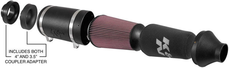 K&N Engineering Universal Off-Road Air Intake System Part 54-6853 for Extreme Off-Road Racing