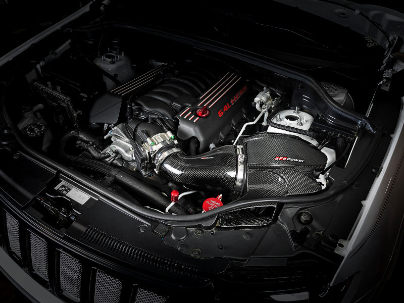 aFe Momentum Carbon Fiber Cold Air Intake System with Pro Dry S Filter for Jeep Grand Cherokee WK2 (2012-2019) and Dodge Durango V8-6.4L