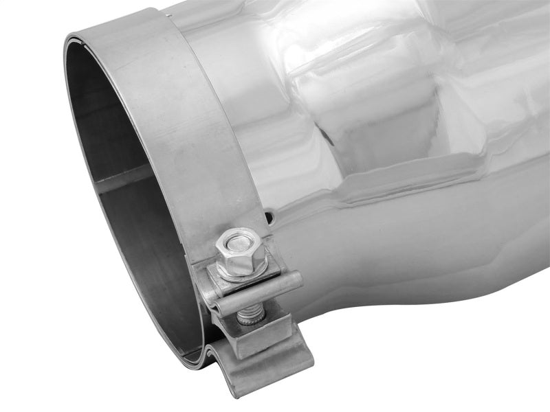 aFe Diesel Exhaust Tip Bolt-On Black Finish, 5-inch Inlet x 7-inch Outlet x 12-inch Length