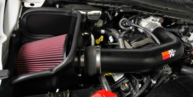 K&N Engineering 77-2588KTK Cold Air Intake System for 2017 Ford F-250 and F-350 with V8-6.2L Engine