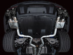 AWE Tuning SwitchPath Cat-Back Exhaust for Ford Mustang Dark Horse S650 with Quad Diamond Black Tips