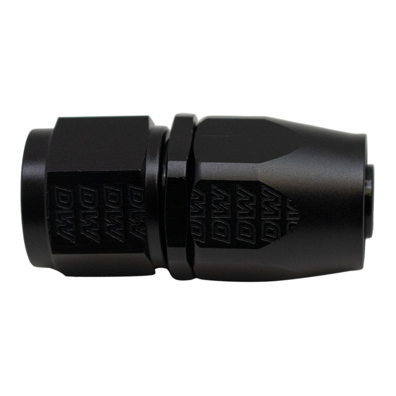 DeatschWerks 10AN Female Swivel Straight Hose End CPE in Matte Black