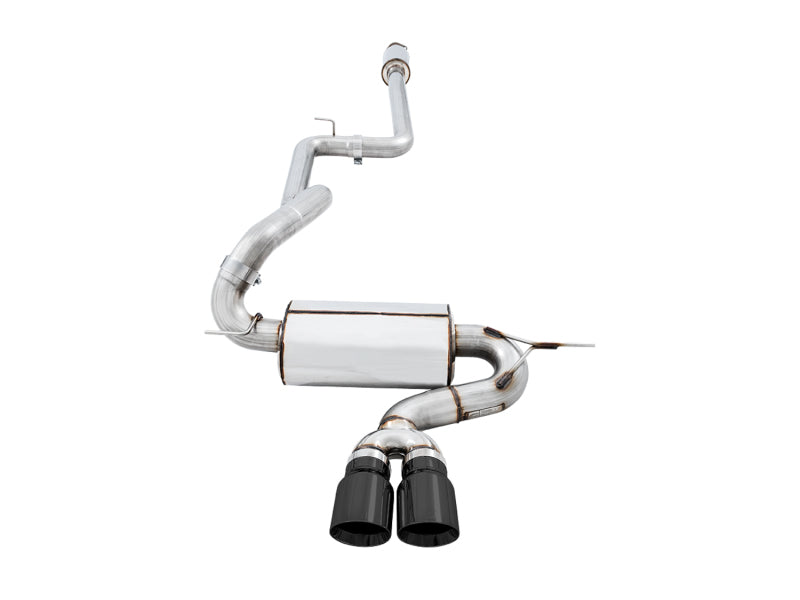 AWE Tuning Ford Focus ST Touring Edition Cat-Back Exhaust – Resonated with Diamond Black Tips