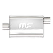 MagnaFlow 11229 Stainless Steel 4x9 Inch Oval Straight-Through Performance Muffler