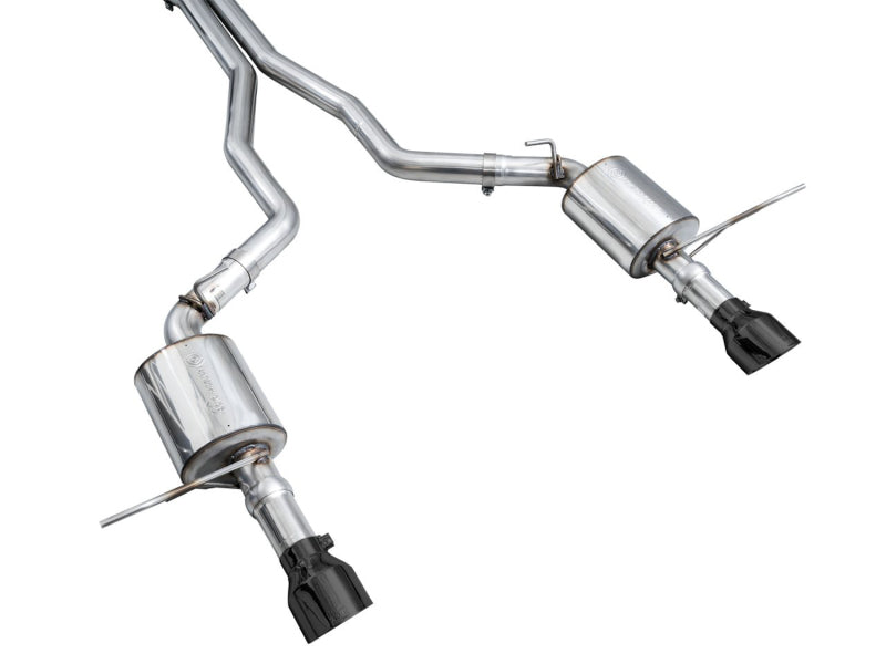 AWE Tuning 18-23 Dodge Durango Touring Edition Exhaust with Diamond Black Tips - Full 3-Inch Stainless Steel Cat Back System