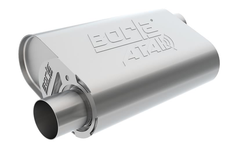Borla CrateMuffler SBC Hot 350/383 3-inch Offset/Offset Exhaust Muffler