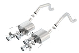Borla ATAK Axle-Back Exhaust System for Chevrolet Corvette C7 Z06 and Grand Sport 6.2L V8 with NPP Valves