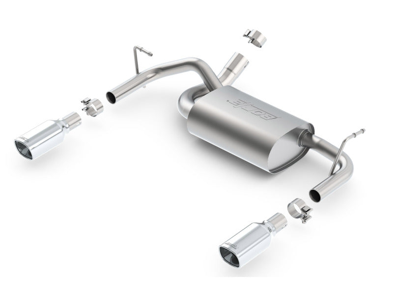 Borla 11834 Touring Cat-Back Exhaust System for 2012-2018 Jeep Wrangler JK/JKU 3.6L V6