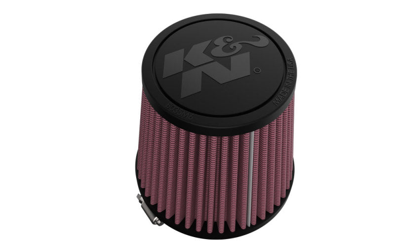 K&N Engineering Universal Clamp-On Air Filter 3 inch FLG / 4 1/2 inch B / 3 1/2 inch T / 4 3/8 inch H