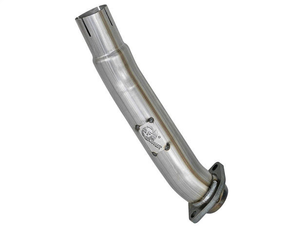 aFe Twisted Steel 2-Inch Stainless Steel Loop Delete Down-Pipe for Jeep Wrangler JL and Gladiator JT 2018-2026