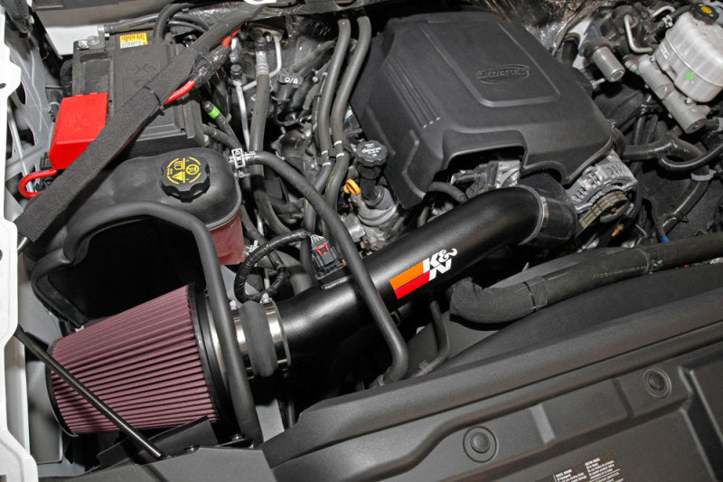 K&N Engineering 77-3090KTK Cold Air Intake System for 2016 Chevy Silverado 2500/3500 and GMC Sierra 2500/3500
