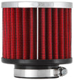 K&N Engineering 62-1460 Chrome Finish Rubber Base Crankcase Vent Filter with 1.5-inch Flange