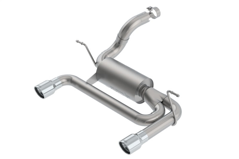 Borla ATAK SS Axle-Back Exhaust System for 2018-2026 Jeep Wrangler JL/JLU 3.6L V6 with 3.5-inch Tips