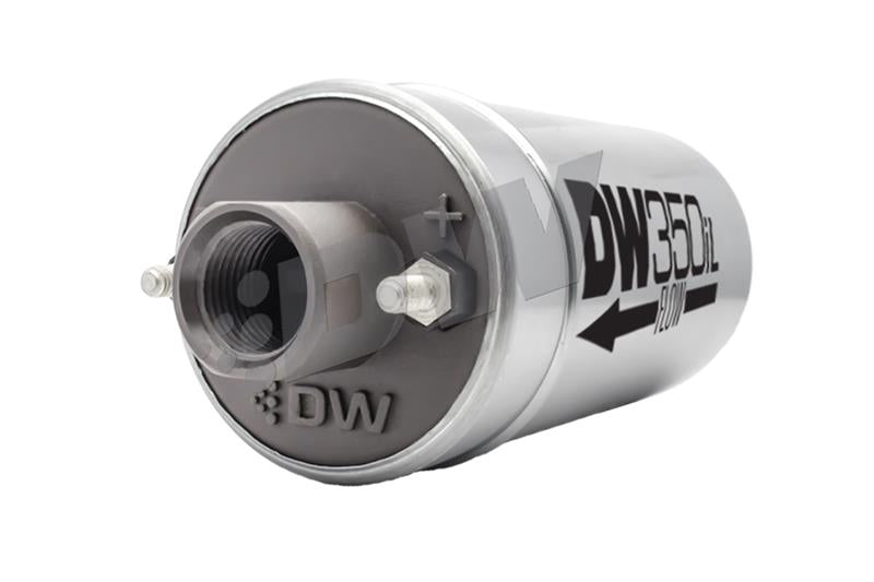 DeatschWerks 350 LPH DW350iL In-Line External Fuel Pump – High-Flow Performance for Automotive Applications