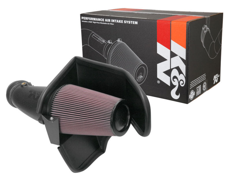 K&N Engineering Part 63-1577 High-Flow Cold Air Intake System for Dodge Challenger and Charger V8-6.2L
