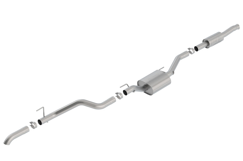 Borla ATAK Cat-Back Exhaust System for 2020-2026 Jeep Gladiator 3.6L V6 with 2.75-inch High Clearance Climber Design