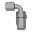 DeatschWerks 8AN Female Swivel 90-Degree Hose End CPE - Anodized DW Titanium