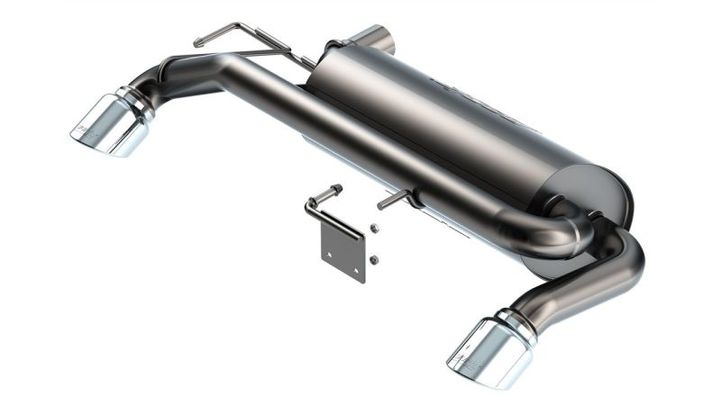 Borla ATAK Axle-Back Exhaust System for 2021-2026 Ford Bronco 2.7L V6 with Bright Chrome Tips
