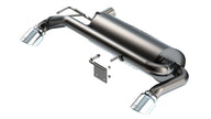 Borla ATAK Axle-Back Exhaust System for 2021-2026 Ford Bronco 2.7L V6 with Bright Chrome Tips