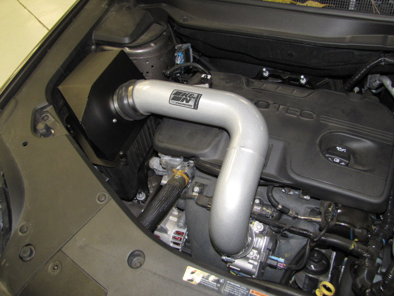K&N Engineering Part 77-3071KS Cold Air Intake System for 2010-2013 Chevrolet Equinox and GMC Terrain 2.4L-L4
