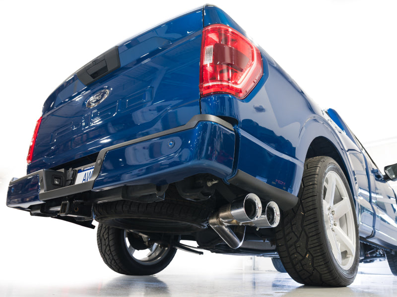 AWE Tuning 21-25 Ford F-150 (14th Gen Regular Cab) Cat-Back Exhaust with 4.5-Inch Chrome Tips