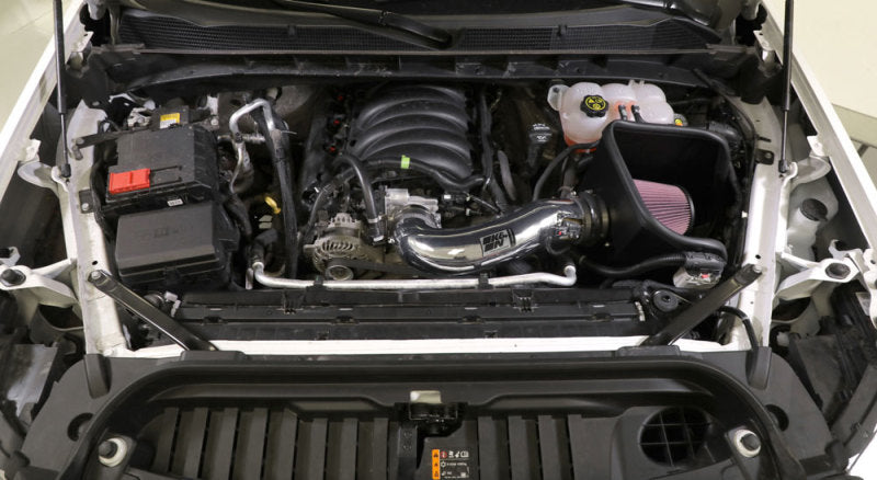 K&N 2019 Chevy Silverado / GMC Sierra 1500 V8-5.3/6.2L Performance Air Intake Kit with Reusable High-Flow Filter