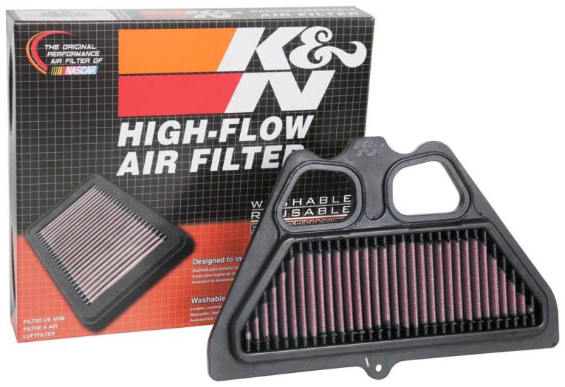 K&N Engineering Part KA-9017 High-Flow Replacement Air Filter for Kawasaki Z900 (2017-2023)