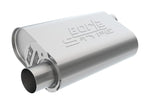 Borla CrateMuffler LS3 S-Type 2.50 Inch Offset/Offset Oval Muffler for Chevrolet and Pontiac V8 Engines