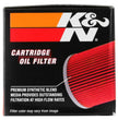 K&N Engineering Kawasaki 2.156-inch OD x 2.219-inch H Powersports Cartridge Oil Filter – Part Number KN-123
