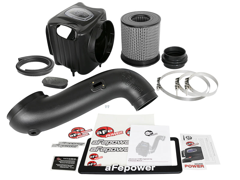 aFe Momentum HD Cold Air Intake System with Pro DRY S Filter for GM 6.6L Diesel Trucks 2007-2010