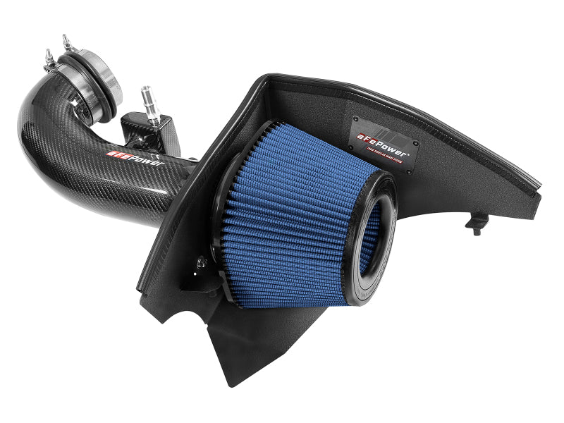 aFe 57-10015R Track Series Carbon Fiber Cold Air Intake System with Pro 5R Filter for GM Trucks and SUVs 2019-2026