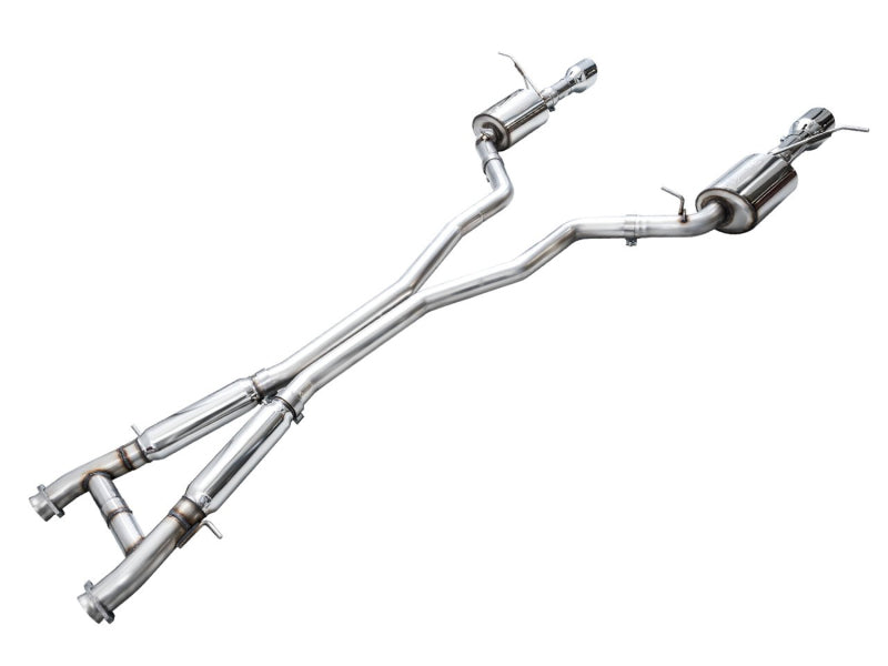 AWE Tuning Touring Edition Exhaust for Dodge Durango 2018-2024 with Chrome Silver Tips