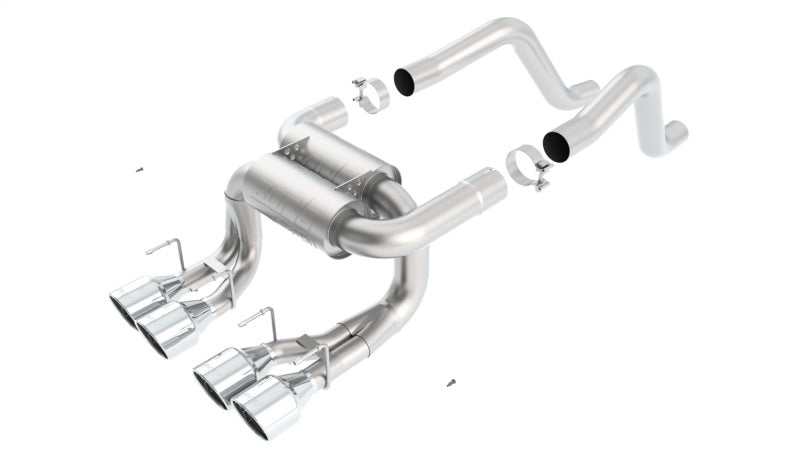 Borla ATAK Exhaust System for Chevrolet Corvette Z06/ZR1 2006-2013 – Aggressive Sound with 4.25-inch Stainless Steel Tips