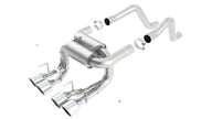 Borla ATAK Exhaust System for Chevrolet Corvette Z06/ZR1 2006-2013 – Aggressive Sound with 4.25-inch Stainless Steel Tips