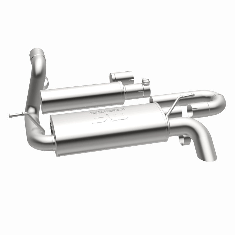 MagnaFlow Overland Series Axle-Back Exhaust System for Jeep Wrangler JL 2018-2024 with 2.0L/3.6L Engines