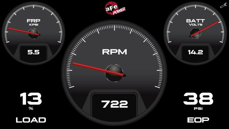aFe AGD Advanced Digital Gauge Display Monitor for Dodge, RAM, Ford, and GM Diesel Trucks 2008-2023 Part #77-91001