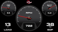 aFe AGD Advanced Digital Gauge Display Monitor for Dodge, RAM, Ford, and GM Diesel Trucks 2008-2023 Part #77-91001