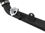 aFe Bladerunner 2-1/4 Inch Aluminum Hot Charge Pipe Kit for Ford Explorer and Lincoln Aviator (2020-2023) in Black