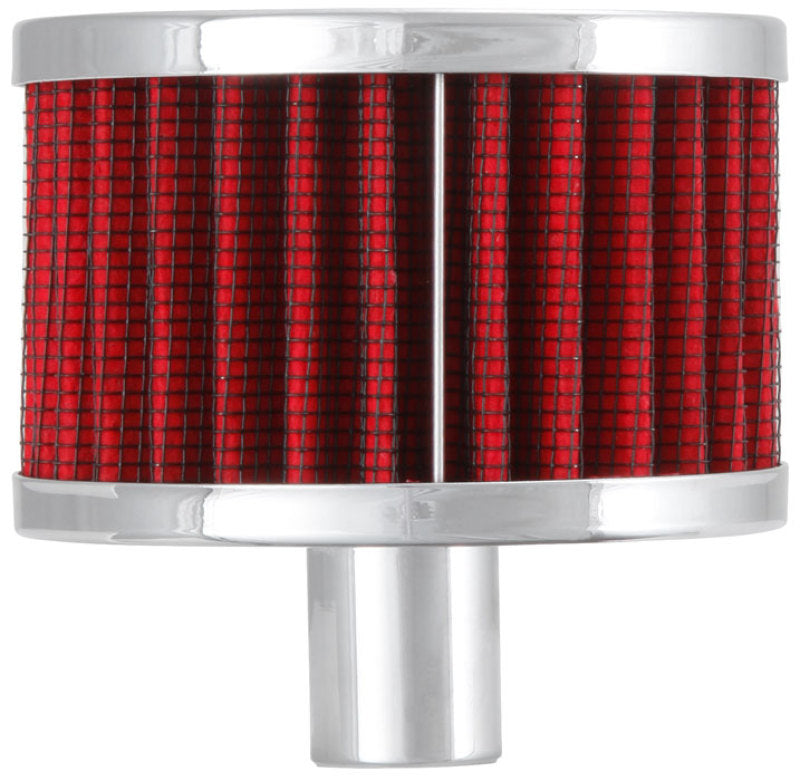 K&N Engineering 62-1160 Chrome Crankcase Vent Filter for Classic and Racing Engines