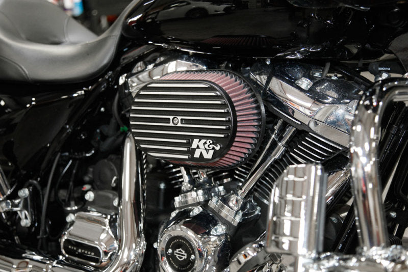 K&N Engineering Street Metal Intake System for 2008-2009 Harley Davidson Road King Models (Part No. RK-3952)