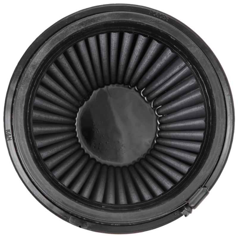 K&N Engineering RU-3101HBK Black Universal Round Tapered Air Filter - 6 Inch Flange ID