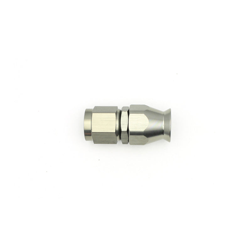 DeatschWerks 6AN Female Swivel Straight Hose End PTFE with Olive Insert - Anodized DW Titanium