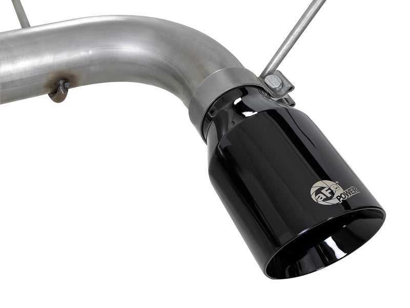 aFe Large Bore HD 3-inch Stainless Steel Cat-Back Exhaust with Black Tips for Jeep Grand Cherokee WK2 (2014-2019) V6-3.6L